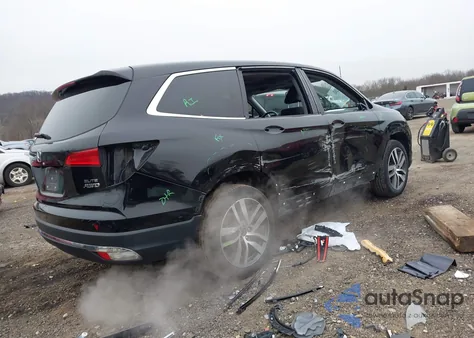 2017 Honda Pilot Elite из США, поврежденный, VIN 5FNYF6H01HB055255